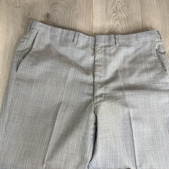 Botany 500 Joslins Mens 2 piece Suit Rose Grey w/Pinstripes See Desc for Measure - Picture 14 of 16